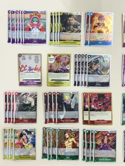 One Piece OP10 R card ( Rare ) 95 pcs LOT - Image 2