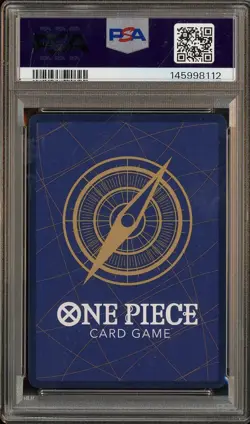 2023 One Piece EN OP04 Pre-release Winner #036 Monkey D. Luffy PSA 10 GEM MINT - Image 2