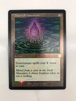 Thorn of Amethyst Foil Retro Frame MTG Magic the Gathering Card NM Near Mint BRO - Image 1