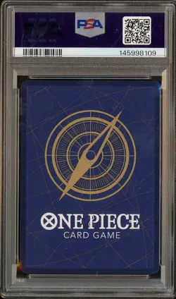 2024 One Piece OP09 EN Wanted Alternate Art #004 Shanks PSA 10 GEM MINT - Image 2