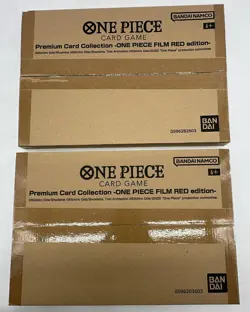 Lot of (2) One Piece TCG Premium Card Collection Film Red Edition SEALED - Image 1