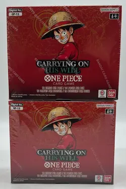 Lot of (2) One Piece TCG OP-13 Carrying On His Will Booster Boxes SEALED ENGLISH - Image 1