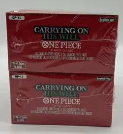 Lot of (2) One Piece TCG OP-13 Carrying On His Will Booster Boxes SEALED ENGLISH - Image 5