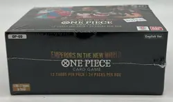 One Piece TCG OP-09 Emperors In The New World Booster Box SEALED ENGLISH NEW - Image 2
