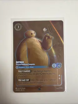 Disney Lorcana Baymax Personal Healthcare Companion 218/204 EN 6 Enchanted - Image 1