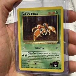 Erika's Paras 71/132 Gym Challenge Common Vintage Pokemon Card WOTC English NM - Image 2