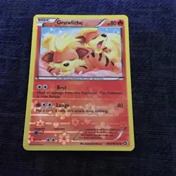 Pokemon TCG Growlithe Holo Card Legendary Treasures Radiant Collection RC4/RC25 - Image 1