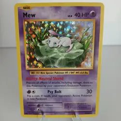 Mew 53/108 XY Evolutions Holo Rare Legendary Pokemon TCG Card Lilly Pad Mew LP/M - Image 1