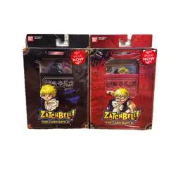 ZATCH BELL THE CARD BATTLE TCG STARTER SETS #1 & #2 TRADING CARDS - Image 1