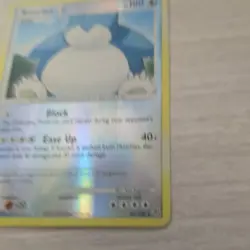 Snorlax Diamond and Pearl 37/130 Reverse Holofoil Pokemon Card - MP - Image 3