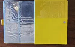 Vintage 1999 Pokemon Yellow Binder TCG Album Snap 30 Page Card Holder EMPTY - Image 3