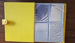 Vintage 1999 Pokemon Yellow Binder TCG Album Snap 30 Page Card Holder EMPTY - Image 4