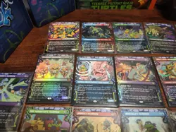 20 MtG TMNT Rare & UC "Sewer Border" Magic Gathering Cards TMT, 13 Are Foil - Image 4