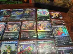20 MtG TMNT Rare & UC "Sewer Border" Magic Gathering Cards TMT, 13 Are Foil - Image 5