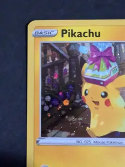 PIKACHU SWSH234 Cosmos Holo Rare Tin Promo Pokemon Go Pokemon Card Near Mint - Image 4