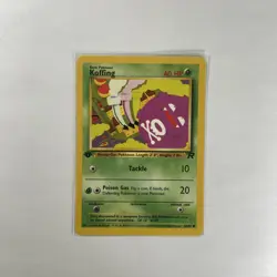 Koffing 1st Ed 58/82 Team Rocket WOTC Pokemon Card LP - Image 1