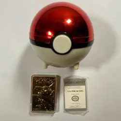 Pokemon Pikachu 23K Gold Plated Trading Card 1999 Burger King Limited Edition - Image 1