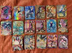 Dragon Ball Super Cards Game DBS Awaken Double Sided Cards Lot Of 17 - Image 1