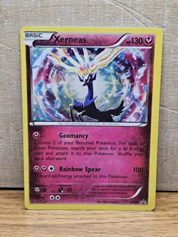 Xerneas XY05 Black Star Promo Holo Pokemon Card TCG - Image 1