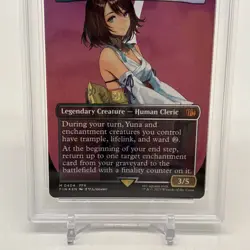 MTG Final Fantasy Borderless Foil Yuna Hope of Spira PSA 10! - Image 3