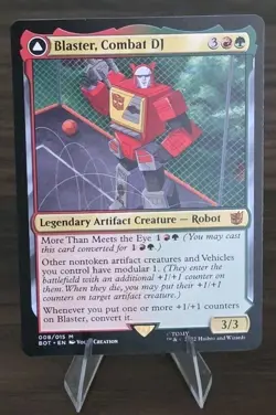 MTG Blaster, Combat DJ Universes Beyond: Transformers Regular Free Ship - Image 1