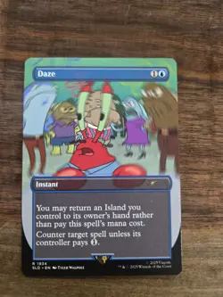 MTG - Daze - Sercret Lair - Borderless - NM - Image 1