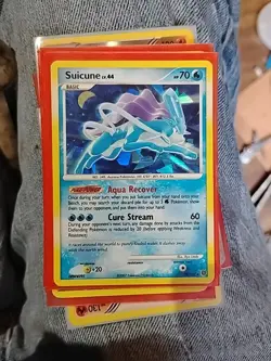 Pokemon TCG Suicune Secret Wonders Holo Rare Card 19/132 DPBP#295 - Image 1