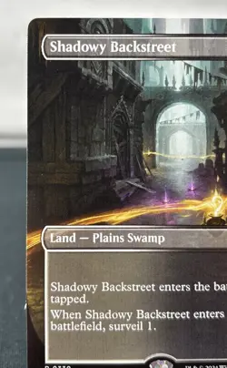 Magic The Gathering (MTG) Shadowy Backstreet (Borderless) #330 - Image 3