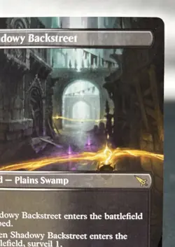 Magic The Gathering (MTG) Shadowy Backstreet (Borderless) #330 - Image 4