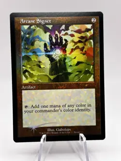 Arcane Signet 1 Retro FoilPromo MTG NM - Image 1