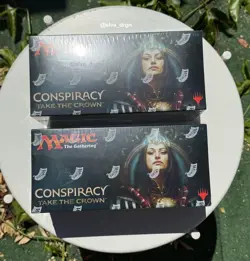2x Magic the Gathering MTG Conspiracy Take the Crown Sealed Booster Box NEW - Image 1