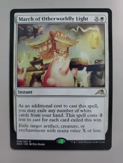 MTG March of Otherworldly Light Kamigawa: Neon Dynasty 28/302 Regular Rare - Image 1