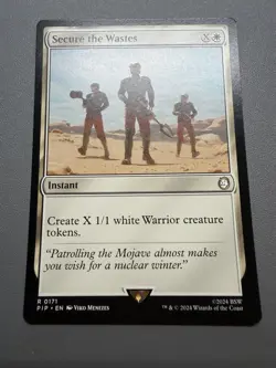Secure the Wastes Universes Beyond Fallout NM MTG Regular R 0171 - Image 1