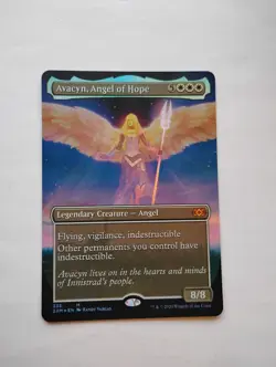 Avacyn, Angel of Hope (Borderless) Double Masters Foil - Image 1