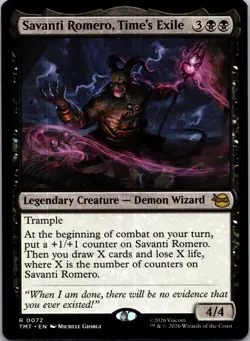 Savanti Romero, Time's Exile R Teenage Mutant Ninja Turtles 72 NM - Image 1