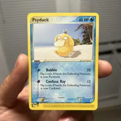 Pokemon TCG Team Magma vs Team Aqua Psyduck Card 44/95 Regular NM Condition - Image 1