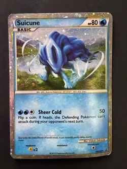 Suicune - HGSS21 - Pokemon Heart Gold Soul Silver Promo Holo SWIRLU - Image 1