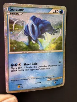 Suicune - HGSS21 - Pokemon Heart Gold Soul Silver Promo Holo SWIRLU - Image 3