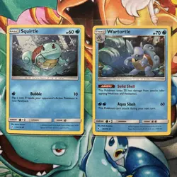 Pokemon TCG Squirtle And Wartortle Holo Unbroken Bonds Promo NM/M Condition - Image 3