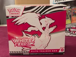 Pokemon TCG White Flare ETB + Black Bolt White Flare Poster Collection Box - Image 2
