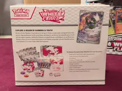 Pokemon TCG White Flare ETB + Black Bolt White Flare Poster Collection Box - Image 3