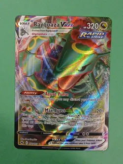 Pokemon Sword & Shield Crown Zenith Rayquaza VMAX 102/159 Ultra Rare - Image 2