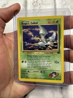 Koga's Zubat 2000 Pokemon Gym Challenge Unlimited Common 83/132 Vintage Vtg NM - Image 2