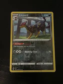 Pokemon TCG Liepard 040/073 Reverse Holo Champion's Path NM-Mint - Image 1