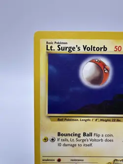 Lt. Surge's Voltorb 86/132 Gym Challenge Unlimited Common Pokemon TCG LP - Image 2