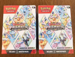 SEALED - Pokemon TCG Prismatic Evolutions Booster Bundles - LOT OF 2 - Image 1