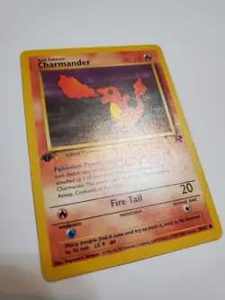 Charmander - 50/82 - Common 1st Edition - Team Rocket HP Pokemon Vintage - Image 2