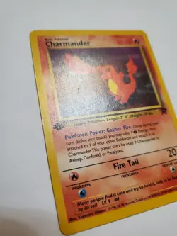 Charmander - 50/82 - Common 1st Edition - Team Rocket HP Pokemon Vintage - Image 4