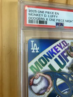 One Piece Card Dodgers Luffy Psa8 - Image 4