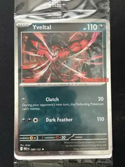 Yveltal 088/132 - GameStop Stamped - Mega Evolution Promo - SEALED - Pokemon - Image 1